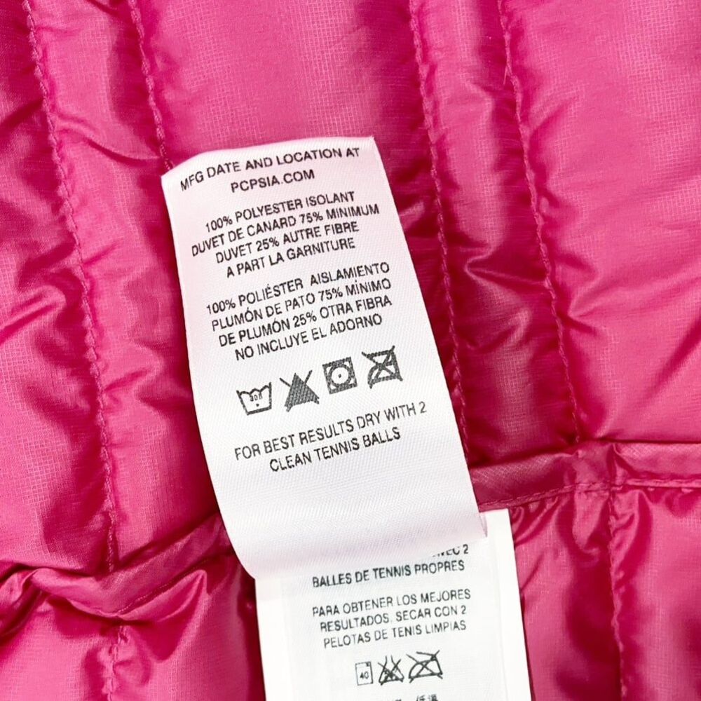 NWT Patagonia Women's Fiona Parka Light-weight Down Insulation Pink Jacket Med - Picture 9 of 12